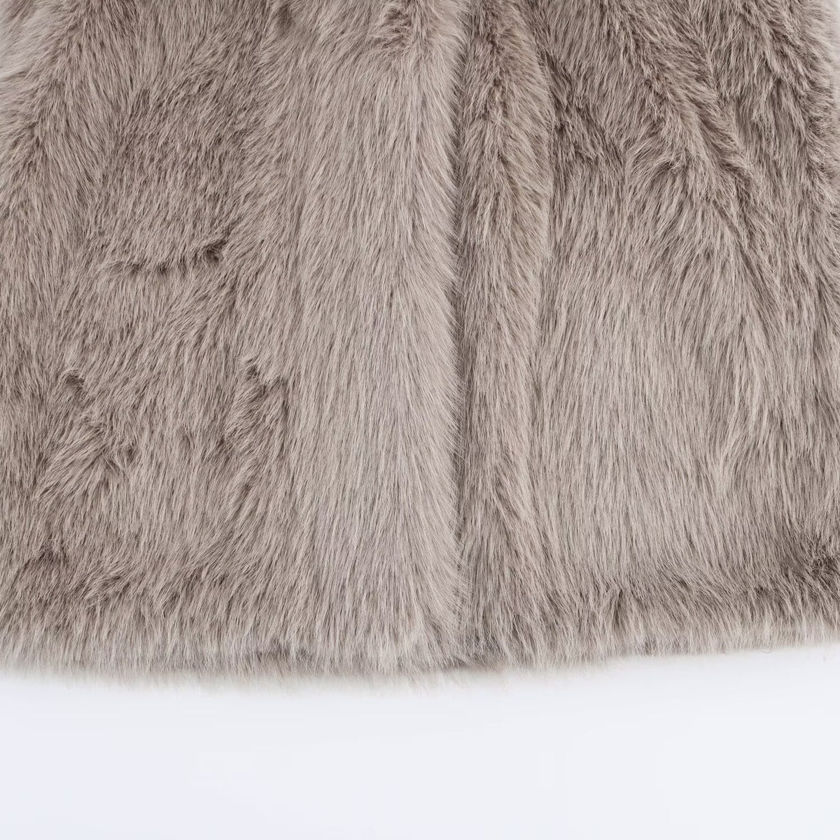 Versatile faux fur coat for women's clothing