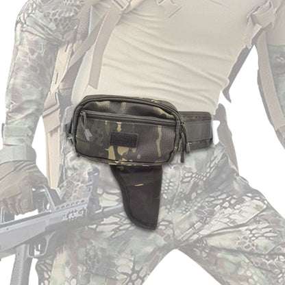 Tactical Gun Holster Waist Pack for Glock & 1911 – EDC Concealed Pistol Belt Pouch for 9mm, Hunting & CS Airsoft Gear