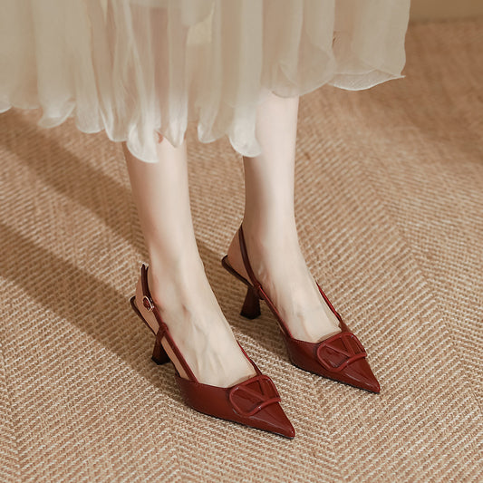 High-heeled Shoes for Women with Thin Heels, Fashionable Dress Shoes, Sandals for Women, Stylish Huizhou Women's Shoes