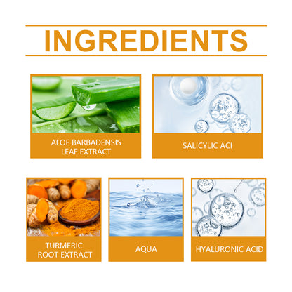 OUHOE Kojic Acid Turmeric Cleansing Pad Gentle Facial Cleanser Without Irritating Fine Pores Skin Care Pad
