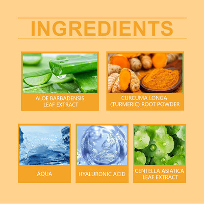OUHOE Turmeric Moisturizing Essence, Moisturizing Face Moisturizing And Refreshing Without Greasy Moisturizing Dry Skin