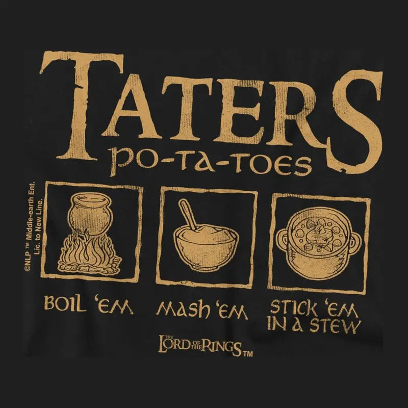 Popfunk Lord of the Rings Taters Unisex Infant Snap Suit for Baby