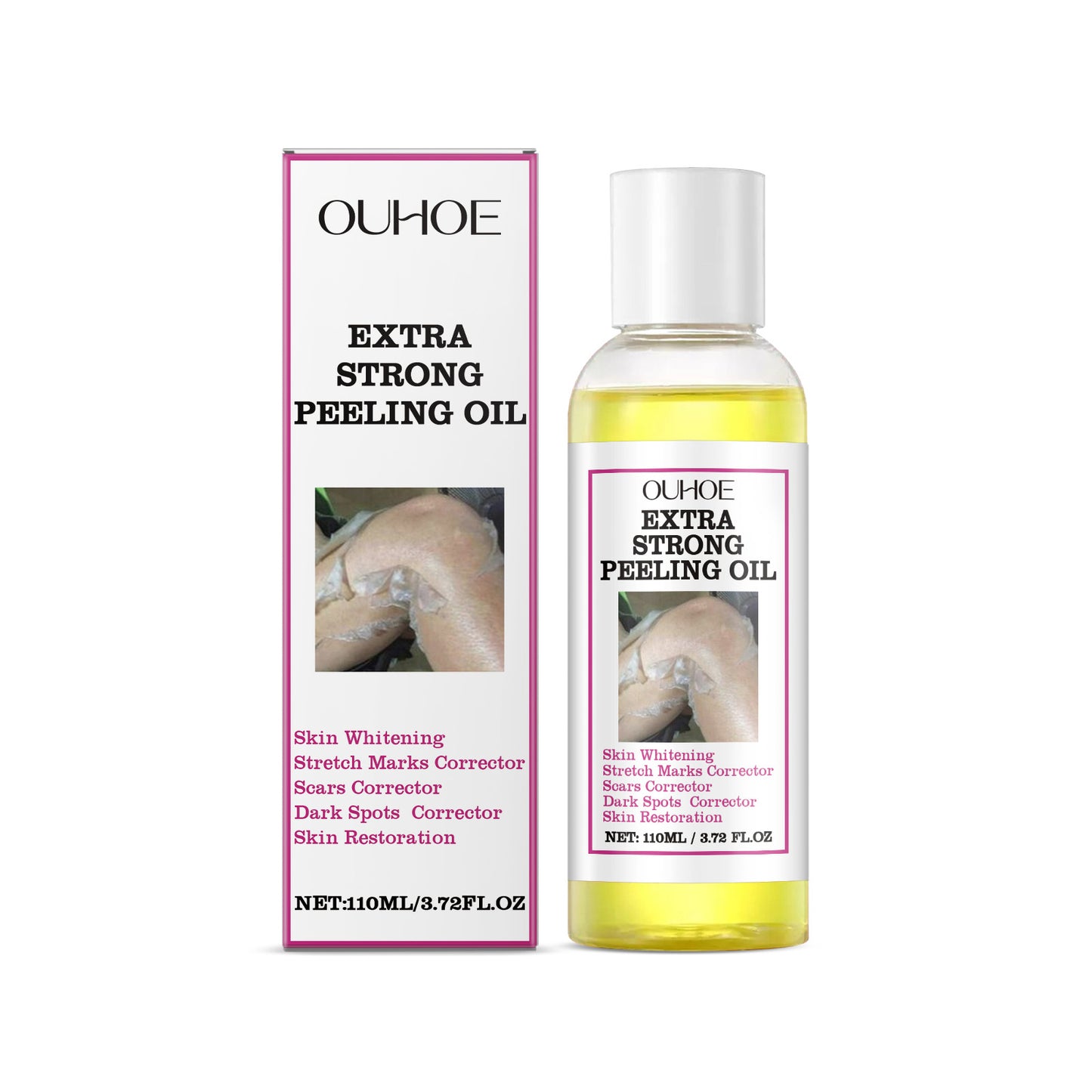 OUHOE Exfoliating Yellow Skin Oil Body Skin Moisturizing, Brightening, Firming And Hydrating Massage Beauty Care Oil