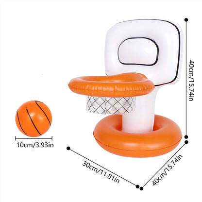 Inflatable Pool Basketball Hoop – Kids Water Party Game & Summer Gift