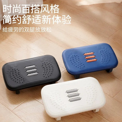 Rocking Footrest for under Desk Ergonomic Desk Leg Rest Rocker Balance Board Comfortable Foot Stool for Desk Home Office