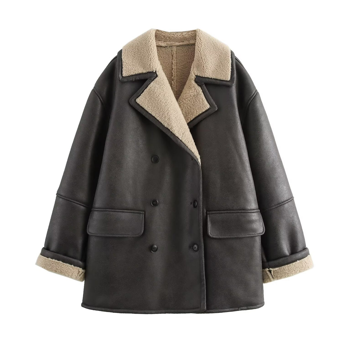 Casual double-sided coat jacket