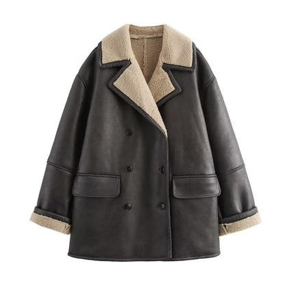 Casual double-sided coat jacket
