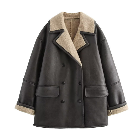 Casual double-sided coat jacket