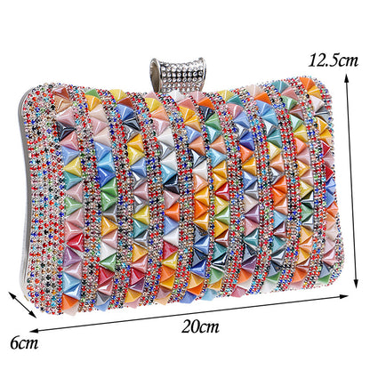 New Diamond-Studded Evening Bags Ladies High End Banquet Clutches Ladies Dress Evening Bags