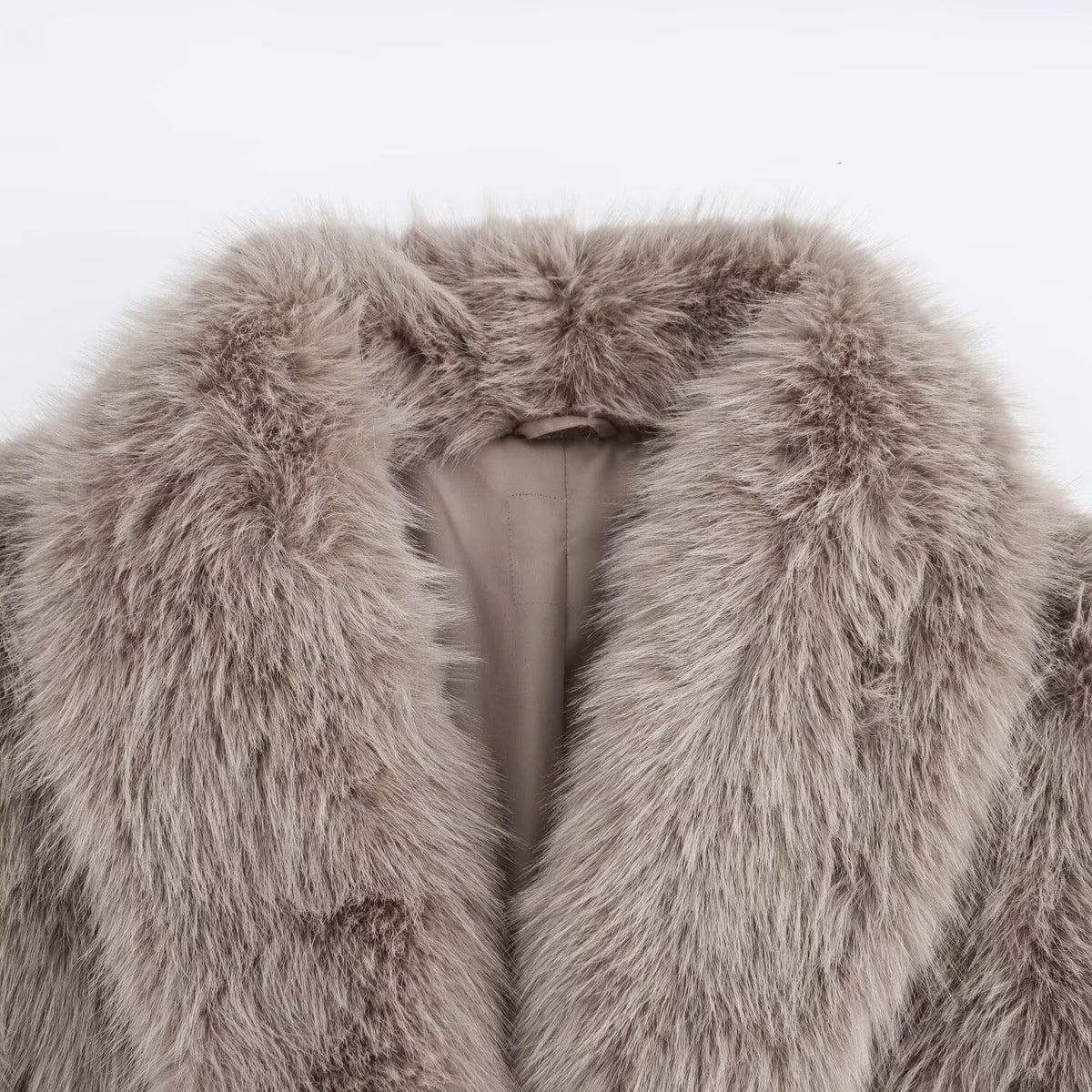 Versatile faux fur coat for women's clothing