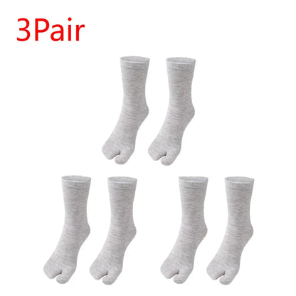 1-5PCS Women/Men Unisex Japanese Kimono Flip Flop Sandal Split Two Toes Sock Tabi Geta Cotton Socks New Arrival