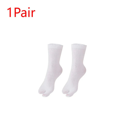 1-5PCS Women/Men Unisex Japanese Kimono Flip Flop Sandal Split Two Toes Sock Tabi Geta Cotton Socks New Arrival