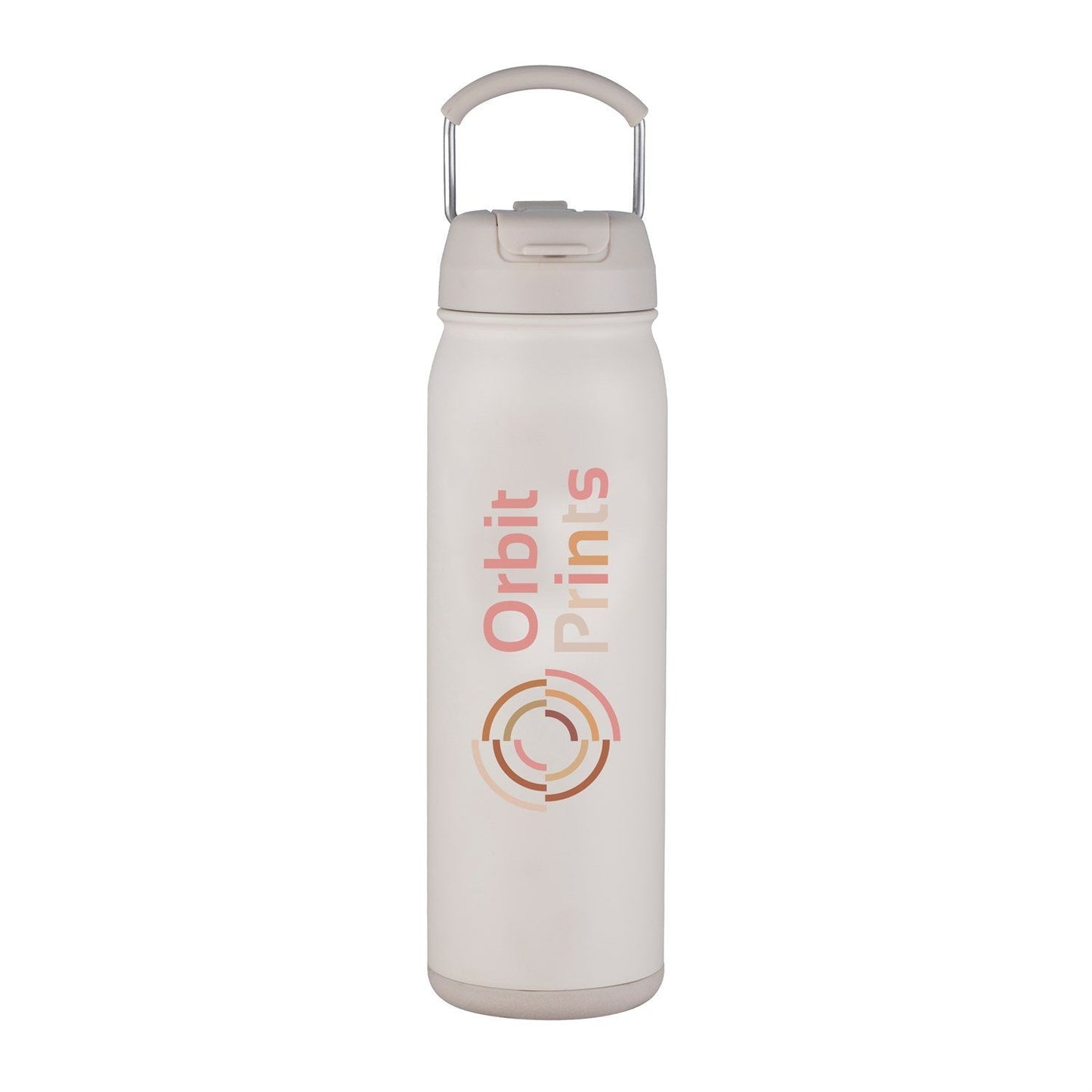Freeze Sip  24oz Recycled Stainless Steel Bottle with easy carry handle, dual use lid & twist open bottom