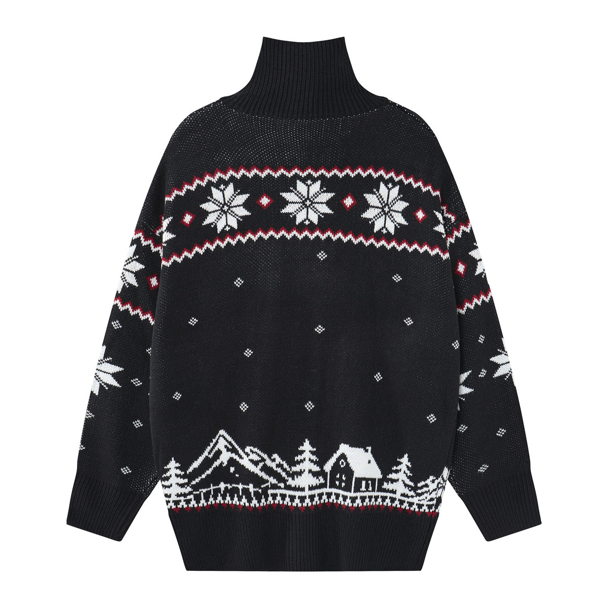 Christmas reindeer snowflake coat