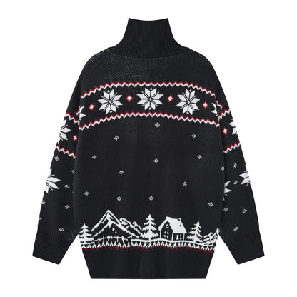 Christmas reindeer snowflake coat