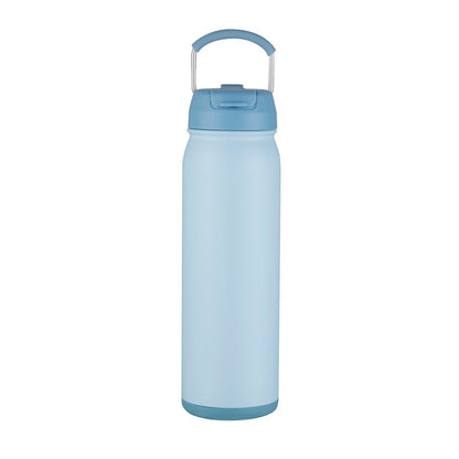 Freeze Sip  24oz Recycled Stainless Steel Bottle with easy carry handle, dual use lid & twist open bottom