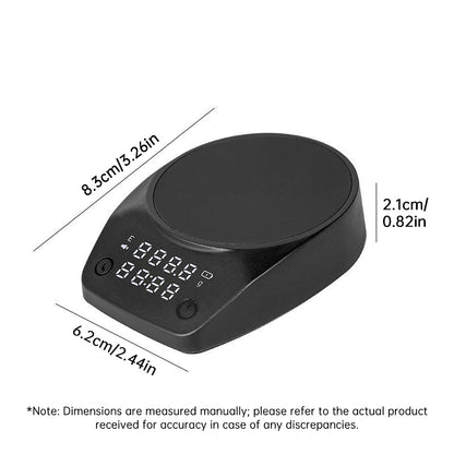Lightweight Digital Coffee Dosing Cup, Rechargeable LED Weighing Cup for Espresso