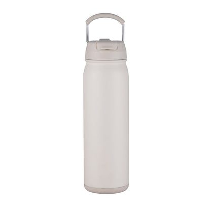 Freeze Sip  24oz Recycled Stainless Steel Bottle with easy carry handle, dual use lid & twist open bottom
