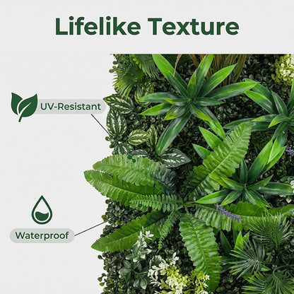 40×120cm Artificial Green Wall Panel – Faux Plant Grass Mat for Door, Background Wall, Party & Home Decor