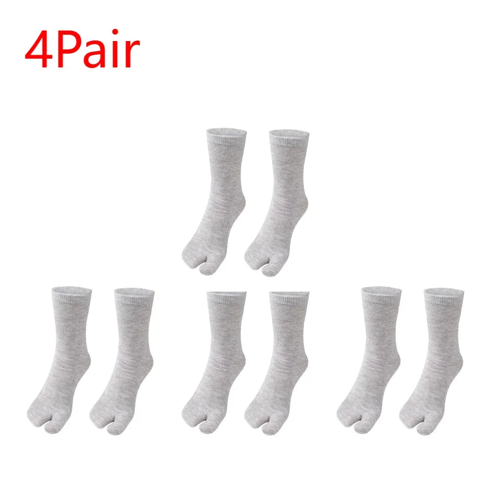 1-5PCS Women/Men Unisex Japanese Kimono Flip Flop Sandal Split Two Toes Sock Tabi Geta Cotton Socks New Arrival
