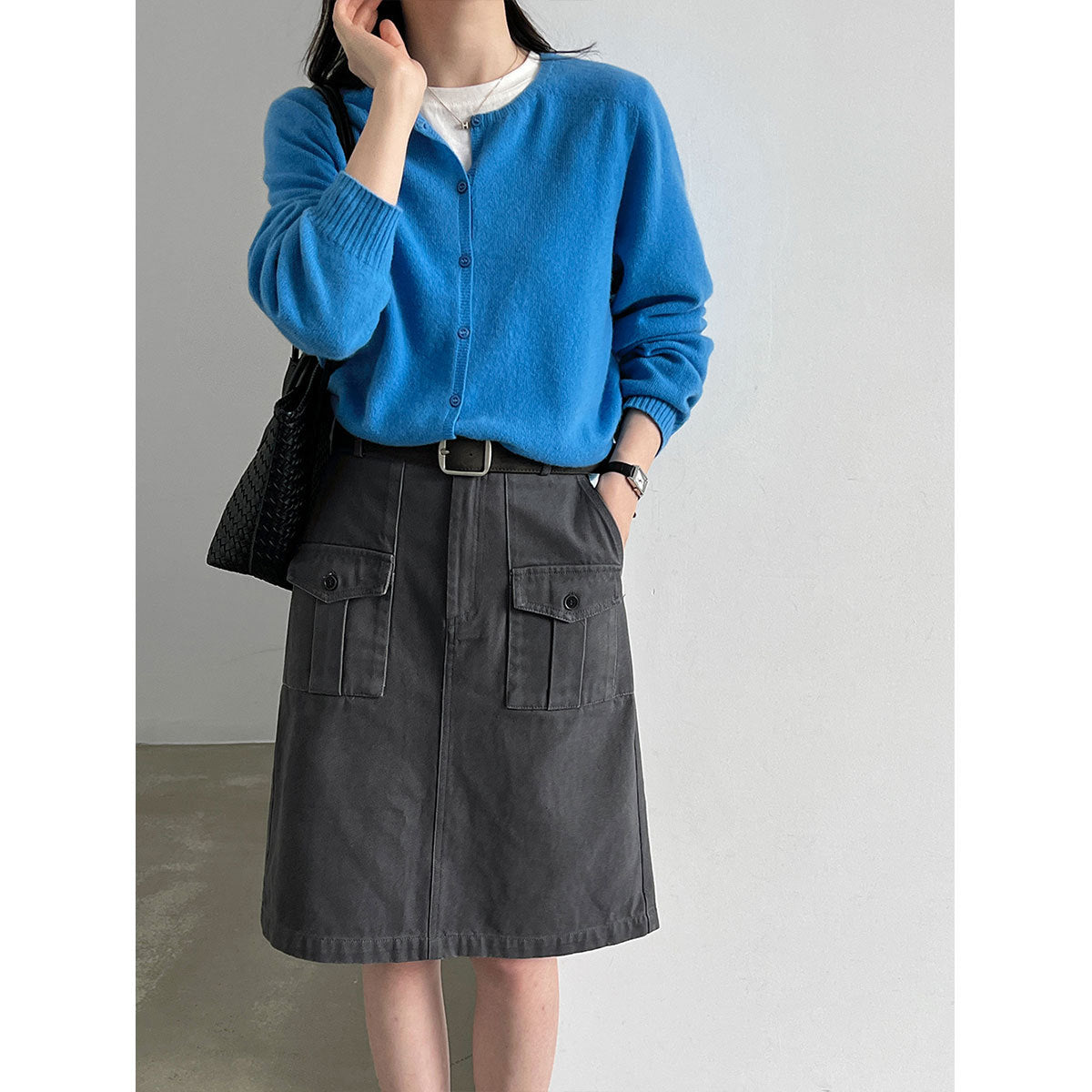 Quality~Cashmere Knit Cardigan for Women  Old Money Look, Soft and Cozy Wool Sweater Coat