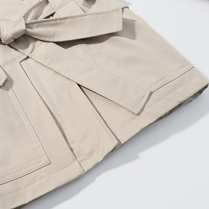 Leisure versatile classic motorcycle trench coat