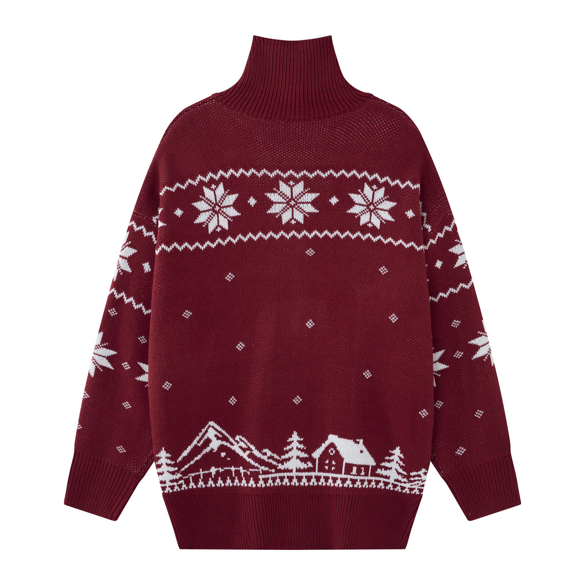 Christmas reindeer snowflake coat