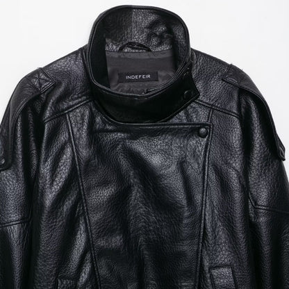 Casual imitation leather jacket women's coat