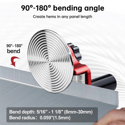 2-Station Metal Sheet Bender, Roofing Metal Tool, Bending & Hemming Machine, Sheet Metal Brake