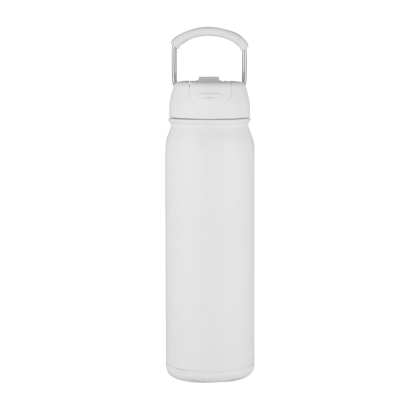 Freeze Sip  24oz Recycled Stainless Steel Bottle with easy carry handle, dual use lid & twist open bottom