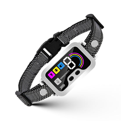 Smart Dog Bark Control Collar w/ Color Screen, Multi Stop Modes, 8-Level Sensitivity, IP67 Waterproof