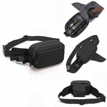 Tactical Gun Holster Waist Pack for Glock & 1911 – EDC Concealed Pistol Belt Pouch for 9mm, Hunting & CS Airsoft Gear