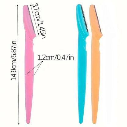 Facial Razor Dermaplaning Set | Eyebrow Shaping · Face Shaving · Multicolour | 10 · 15 · 30 Piece | Braviixx