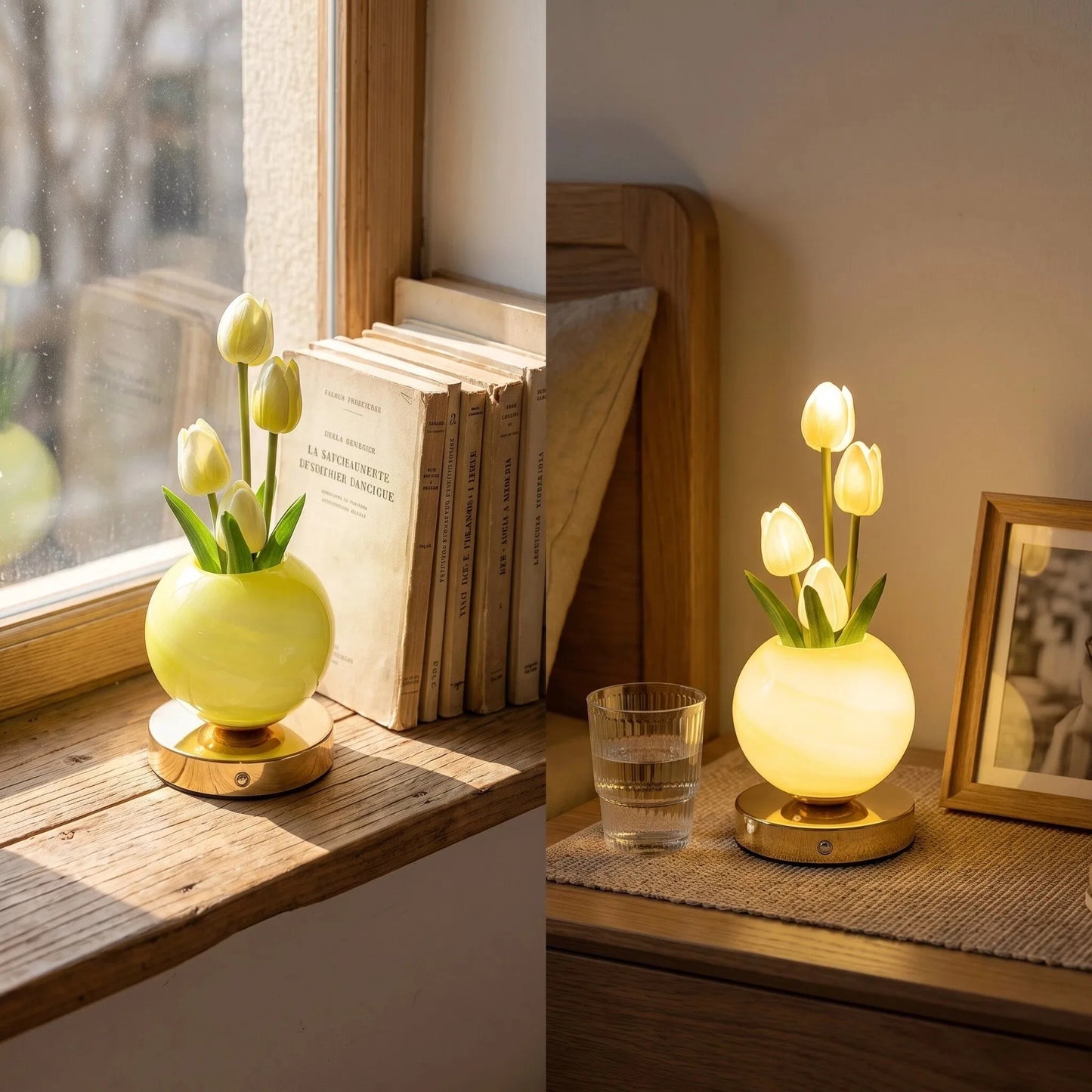 TulipGlow™ Planet Lamp 🌷✨ — Dreamy Light, Cozy Vibes