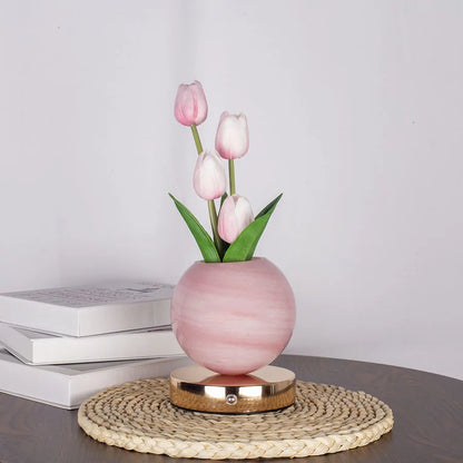 TulipGlow™ Planet Lamp 🌷✨ — Dreamy Light, Cozy Vibes