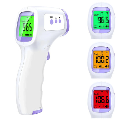Infrared Forehead Thermometer & Finger Pulse Oximeter | Non-Contact