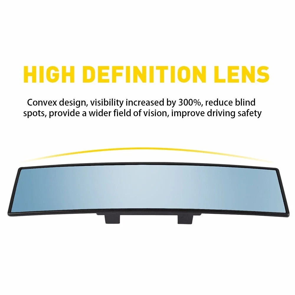 Wide Angle Convex Car Baby Rear View Mirror Anti Glare Large Vision Panoramic Interior Auxiliary Monitor for Vehicle Safety