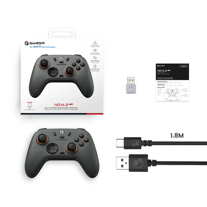 GameSir Nova 2 Lite Wireless Switch Controller Bluetooth Gamepad with Hall Effect for Nintendo Switch, iPhone, Android, PC