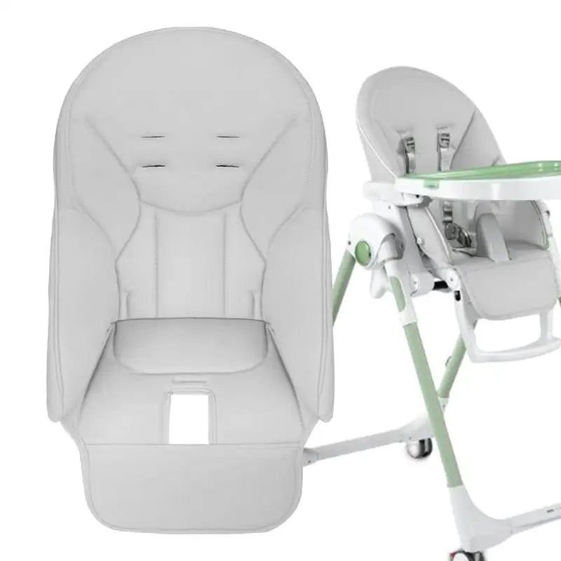 Dining Chair Cover PU Leather Baby Dining Chair Cover Soft Multifunctional Seat Cover With Padded Comfortable for Children