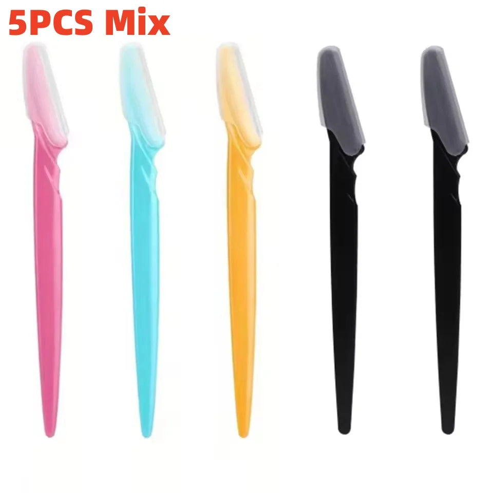 Facial Razor Dermaplaning Set | Eyebrow Shaping · Face Shaving · Multicolour | 10 · 15 · 30 Piece | Braviixx