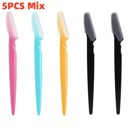Facial Razor Dermaplaning Set | Eyebrow Shaping · Face Shaving · Multicolour | 10 · 15 · 30 Piece | Braviixx