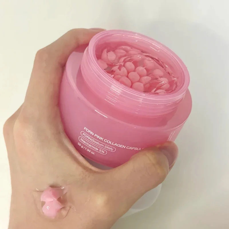 PDRN Pink Collagen Capsule Cream-Niacinamides & Skin Renewal Moisturizer