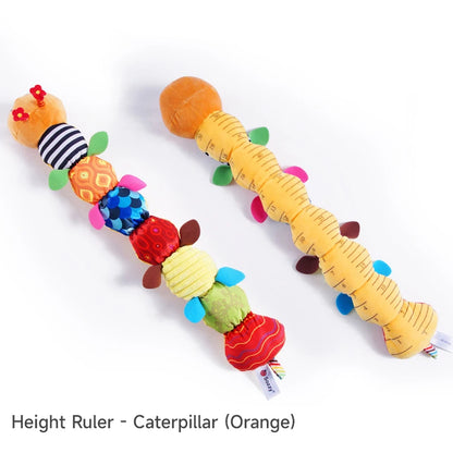 Musical Caterpillar Plush Toy with Multi-Segment Sensory Design and Sound Effects for Babies 0-3 Years