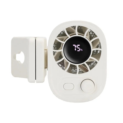 Clip-On Car Fan 360° Rotatable 100-Speed