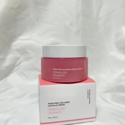 PDRN Pink Collagen Capsule Cream-Niacinamides & Skin Renewal Moisturizer