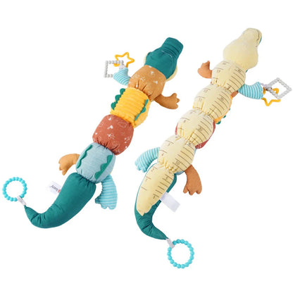 Musical Caterpillar Plush Toy with Multi-Segment Sensory Design and Sound Effects for Babies 0-3 Years