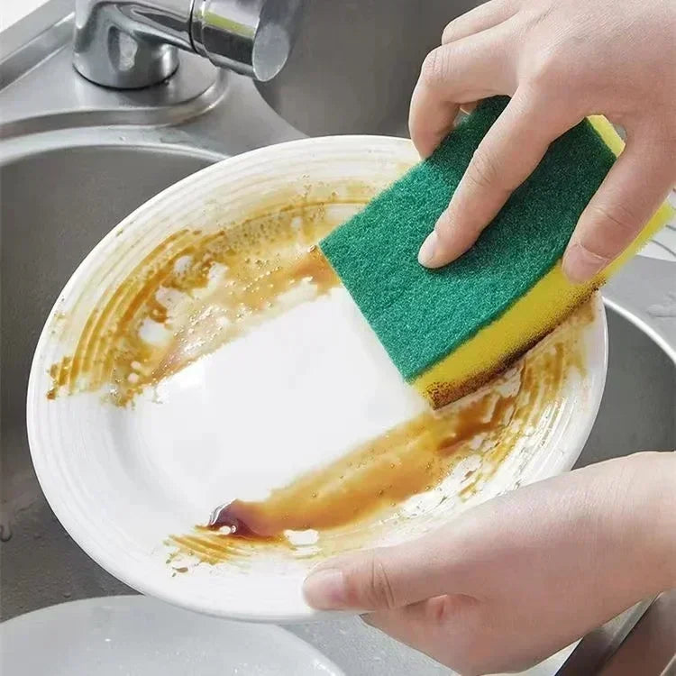 Double-Sided Magic Cleaning Sponge Set | Kitchen Scrubber