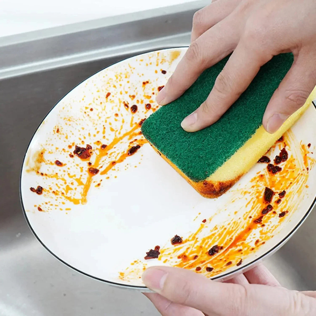 Double-Sided Magic Cleaning Sponge Set | Kitchen Scrubber