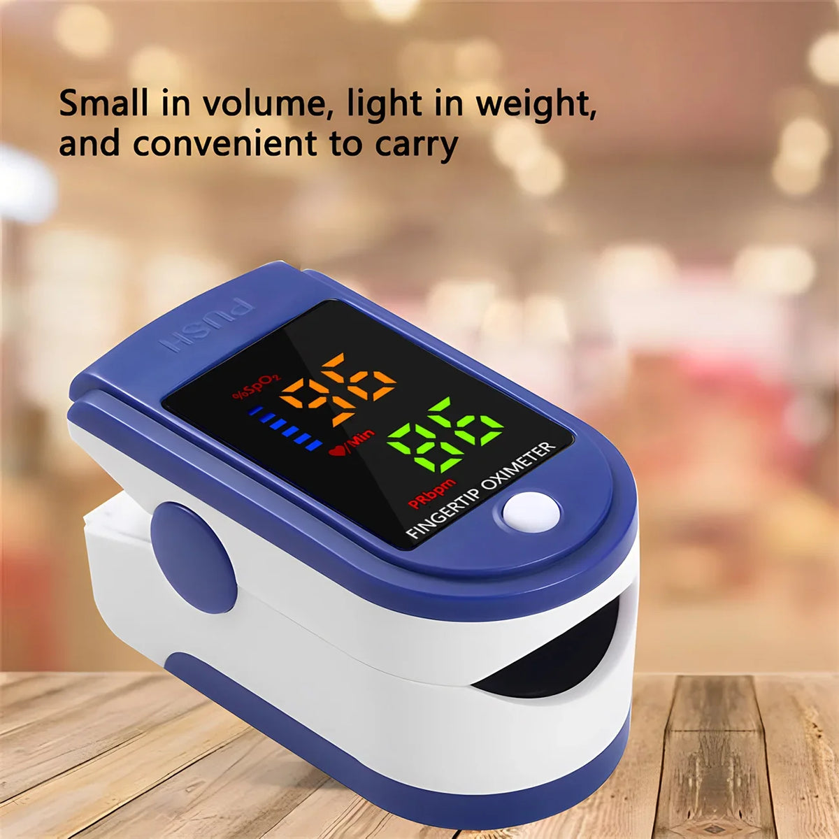 Infrared Forehead Thermometer & Finger Pulse Oximeter | Non-Contact