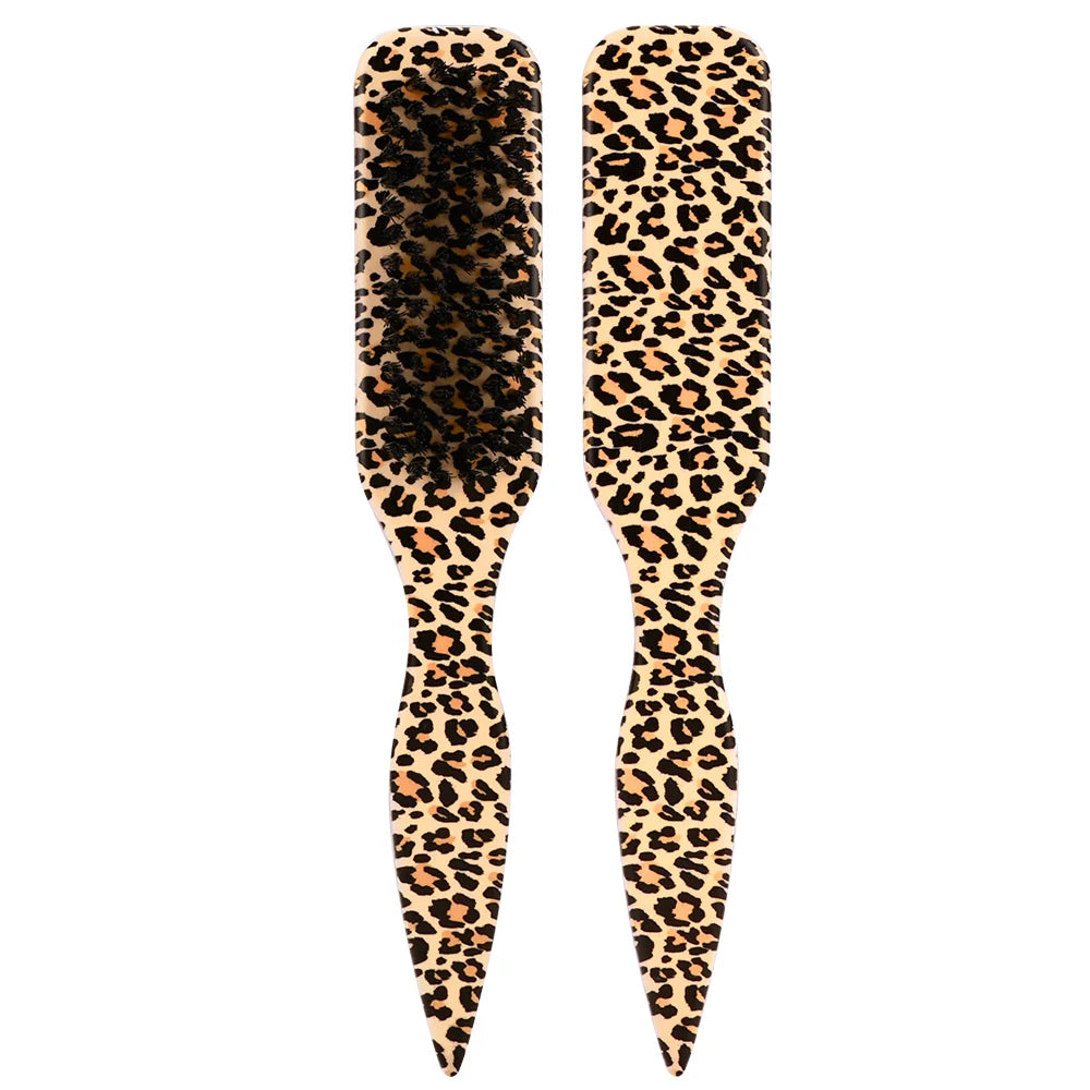 Bristle Slick Back Hair Brush for Sleek Ponytail Bun & Smoothing Baby Hairs, Flyaways, Edge Control - Backcombing & Teasing